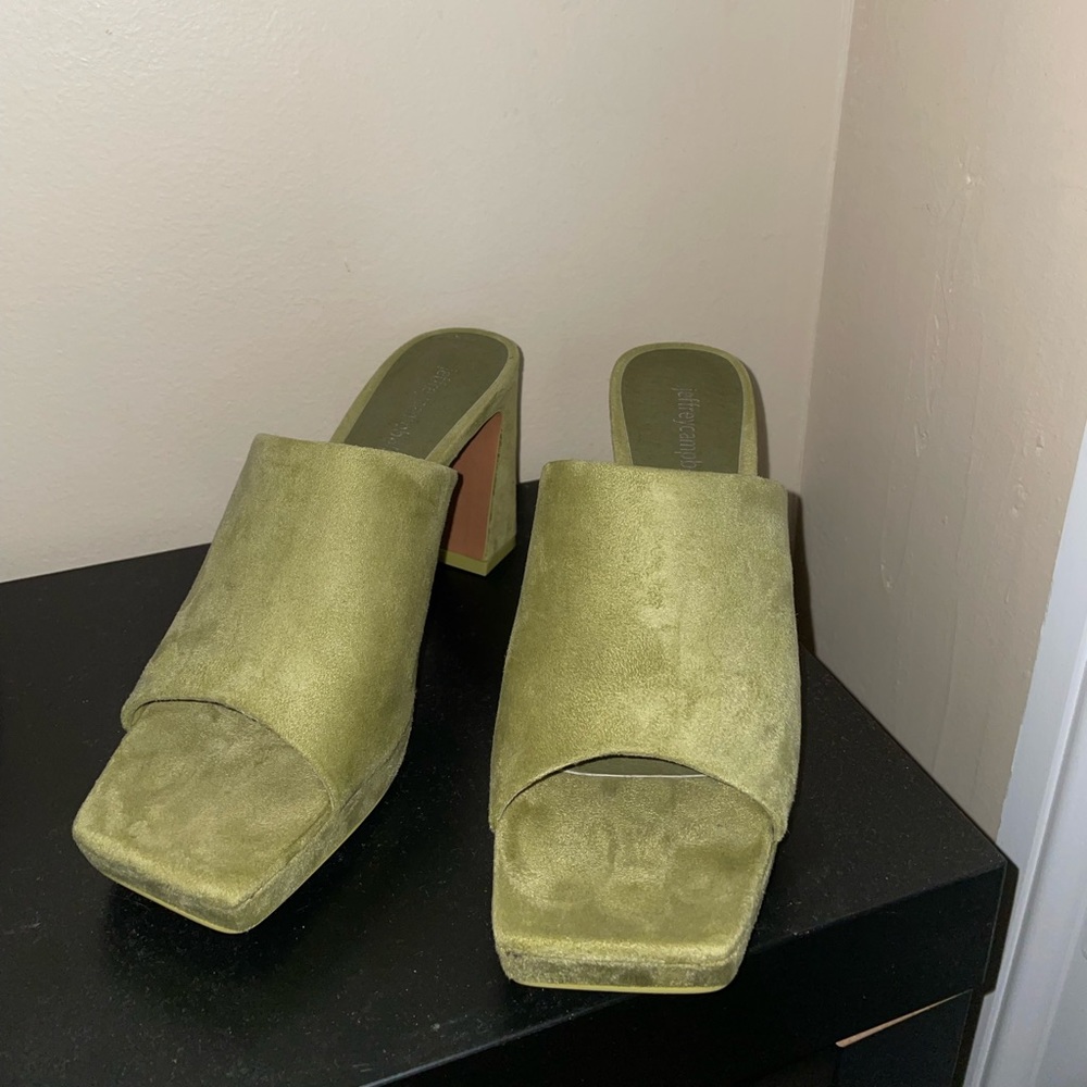 Jeffery Campbell Caviar Platform Slide Sandal